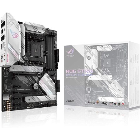 Asus ROG Strix B550-E Gaming AMD AM4 3rd Gen Ryzen ATX Gaming Motherboard-PCIe 4.0, NVIDIA SLI, WiFi ROGSTRIXB550-EGAMING